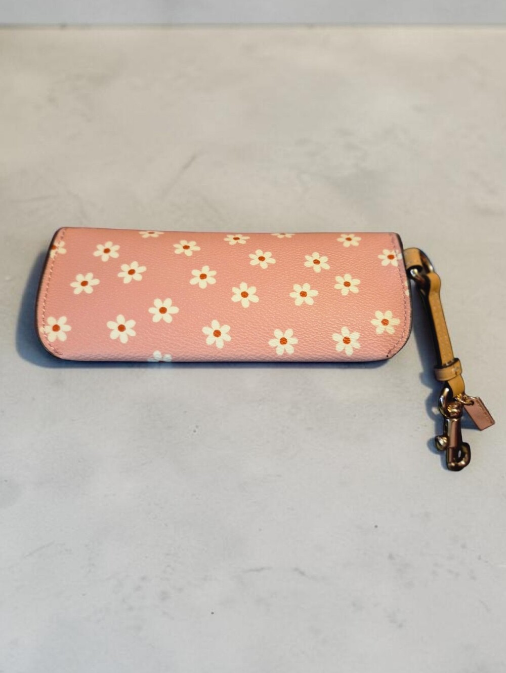 Coach Pink Floral Sunglass Case In Coach Box, NWT - Picture 4 of 5